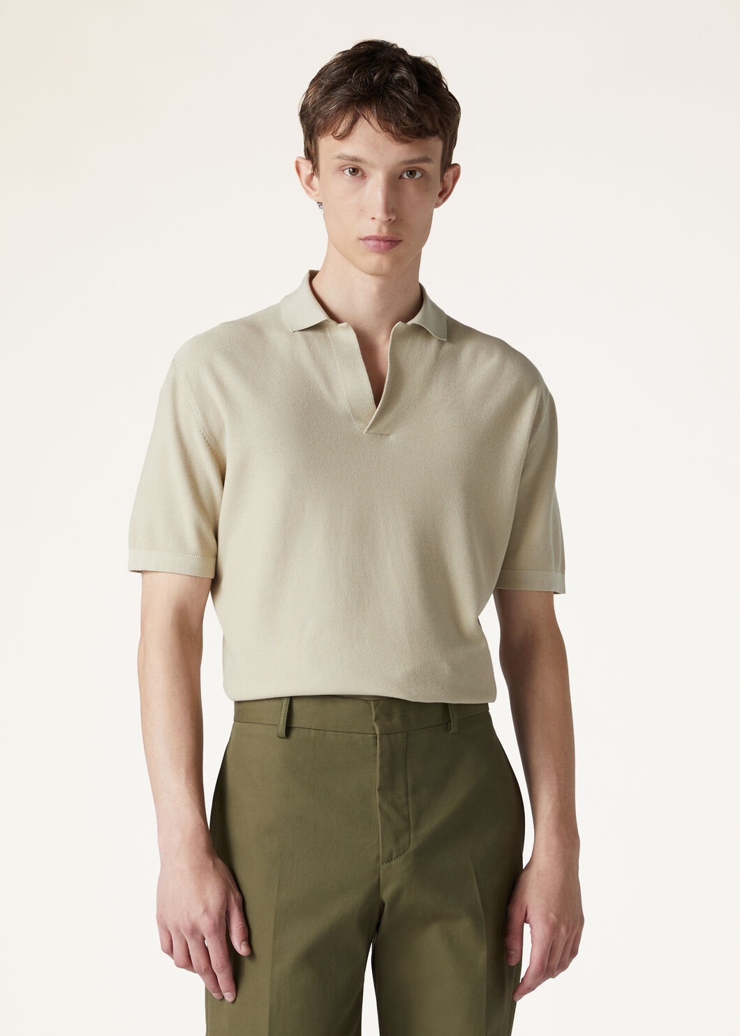 Buttonless Polo Shirt - 4