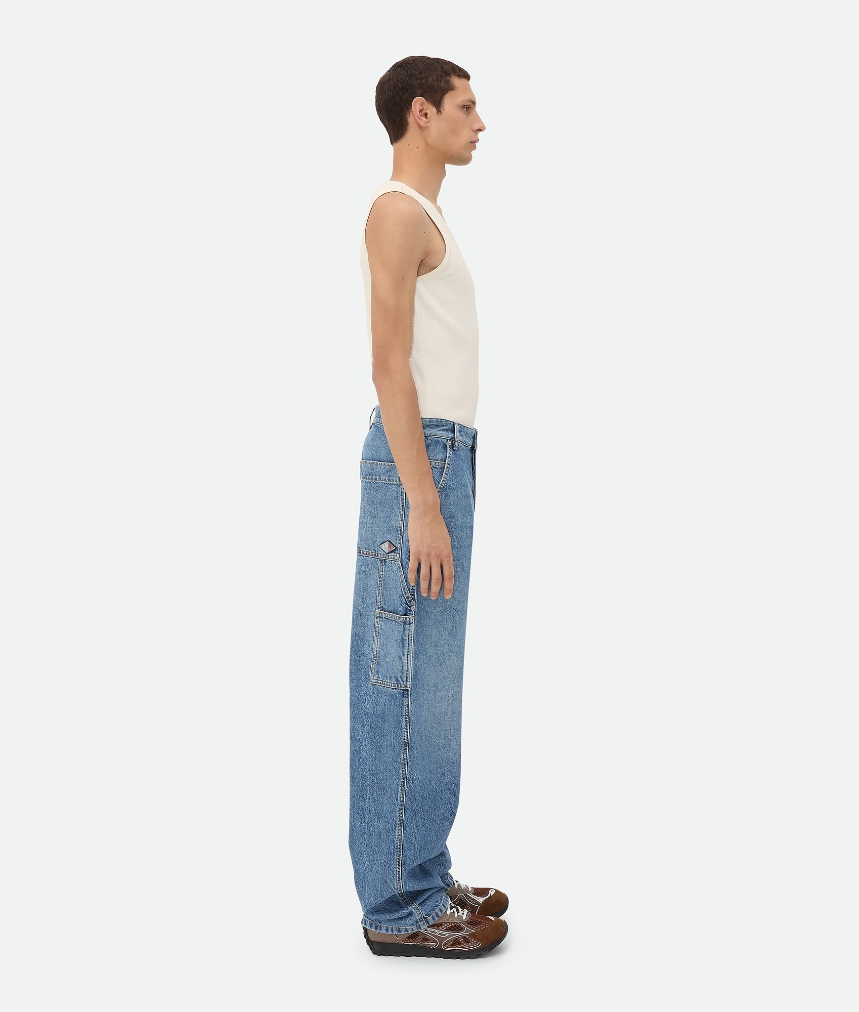 Vintage Indigo Cargo Jeans - 2