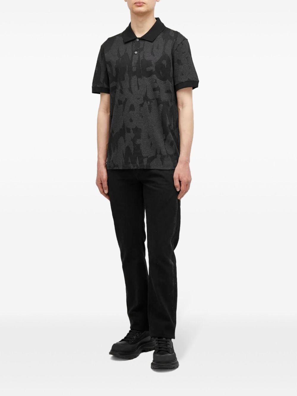 Graffiti polo shirt - 2