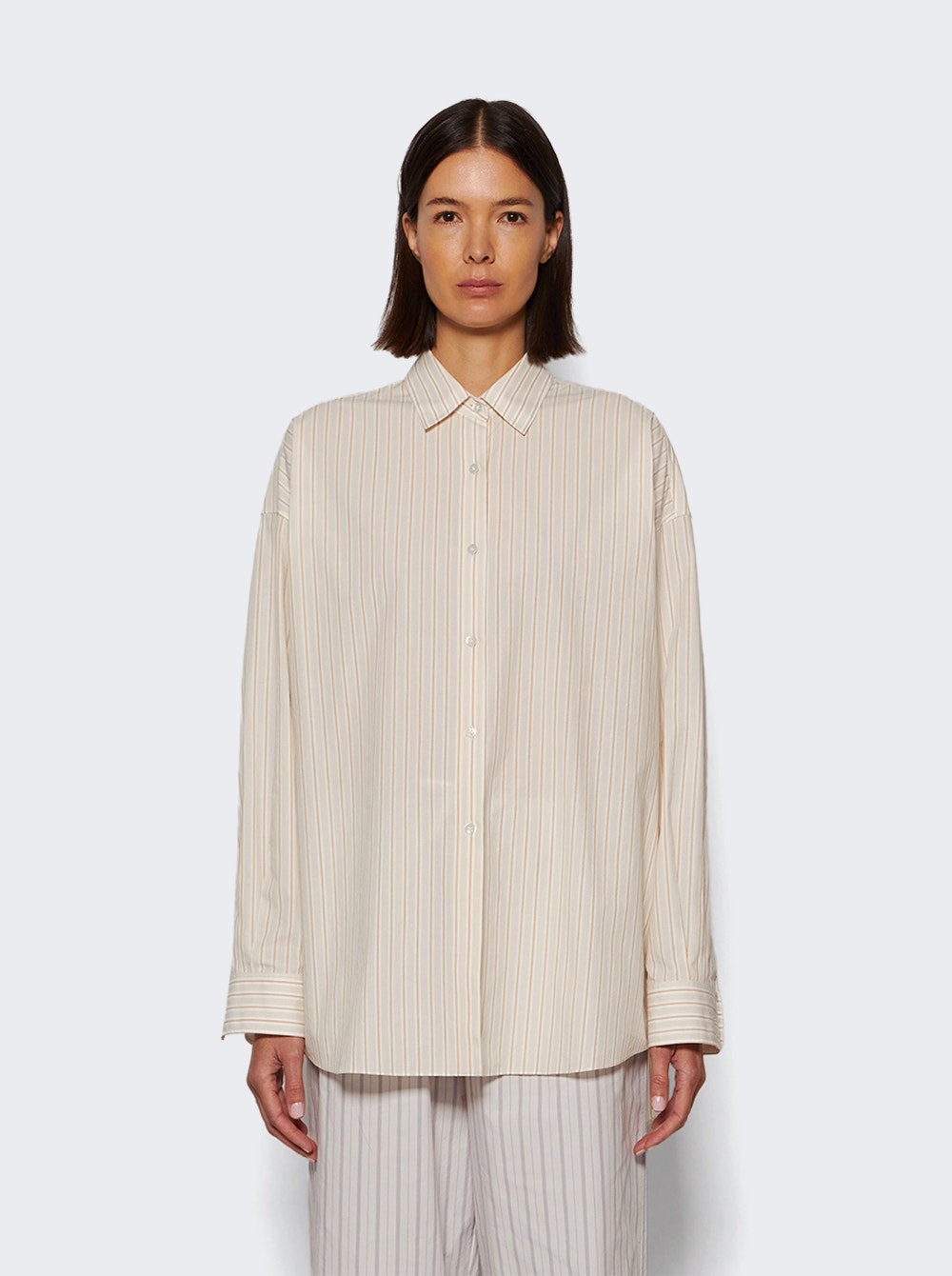 Caster Shirt Beige And Orange - 2