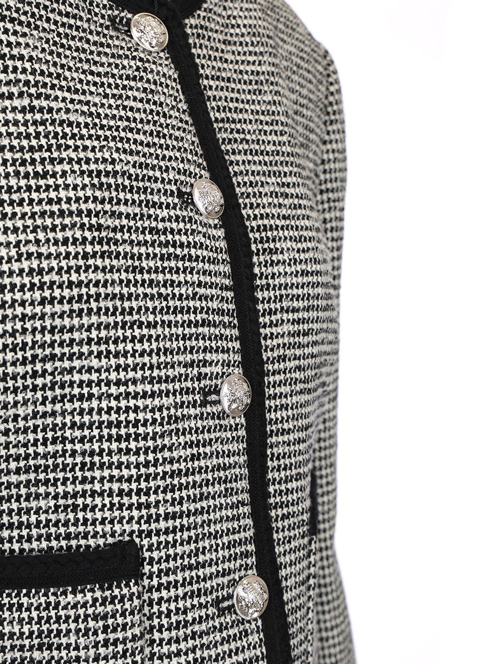 Boucle Tweed Jacket Jackets Grey - 5