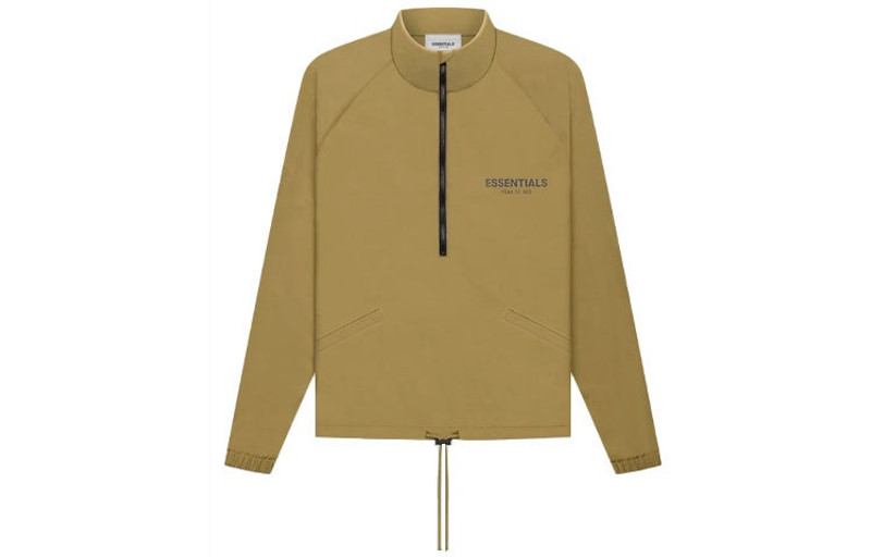 ESSENTIALS Fear of God Essentials FW21 Half Zip Track Jacket Amber FOG-FW21-018 outlook
