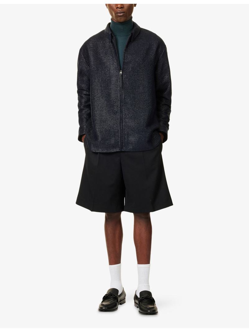 JACQUEMUS Veloce Ribbed Woven Shirt outlook