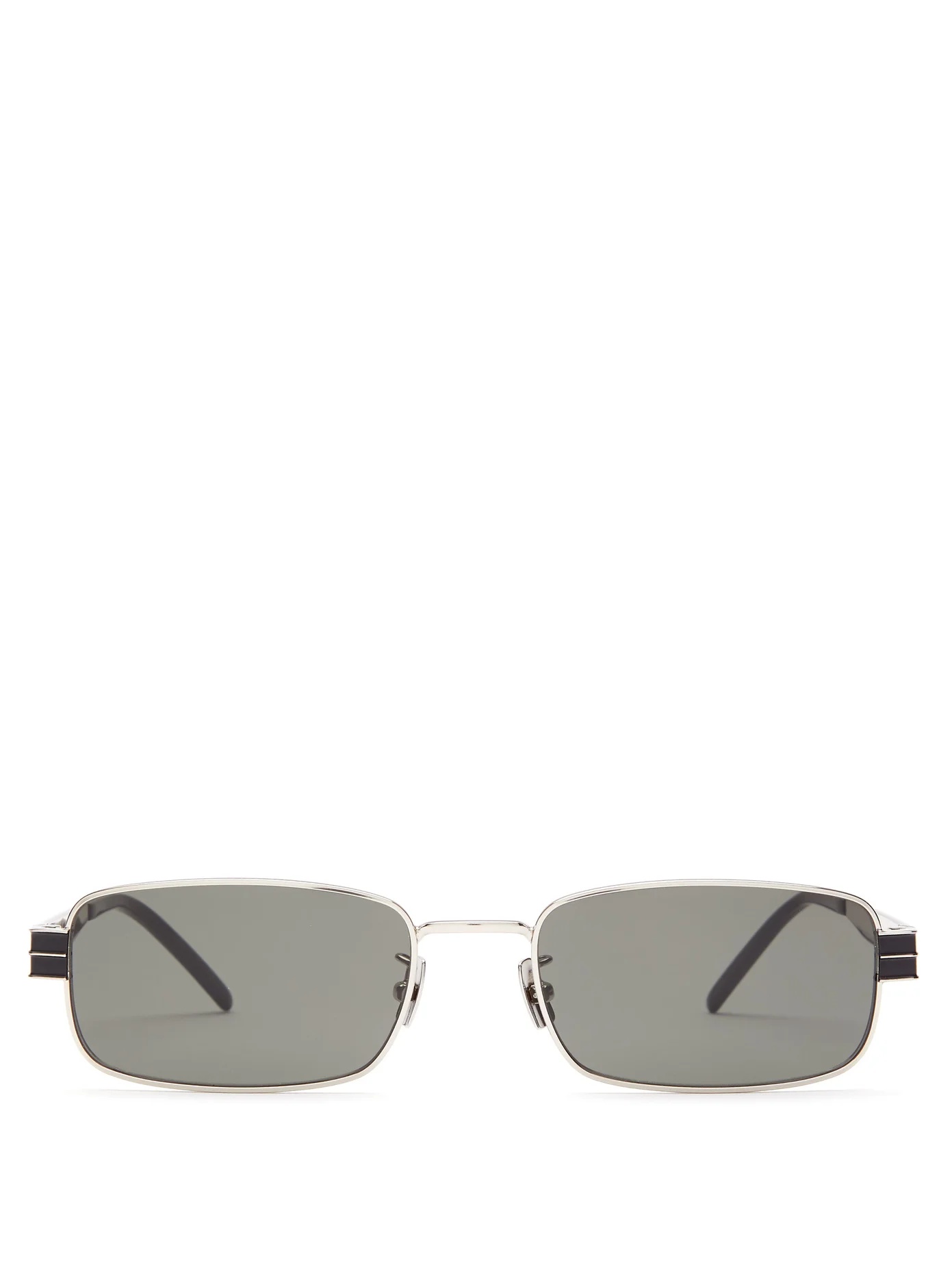 Rectangular metal sunglasses - 1