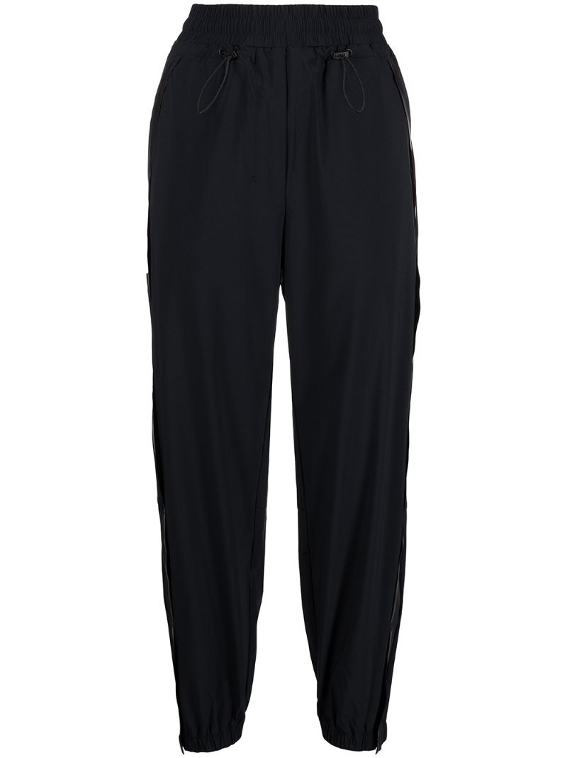 Track-less cropped track pants - 1
