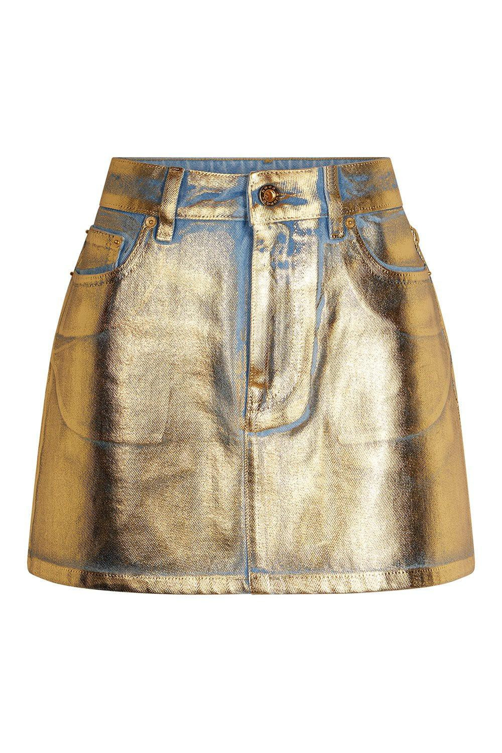 Mini Metallic Skirt - 1