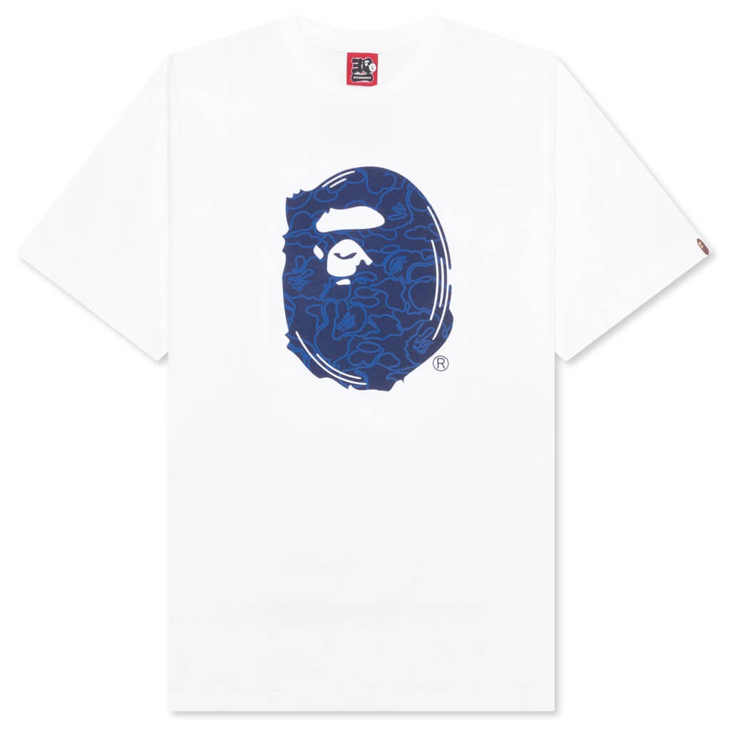 BAPE 30TH ANNIVERSARY TEE #1 M - WHITE/NAVY - 1