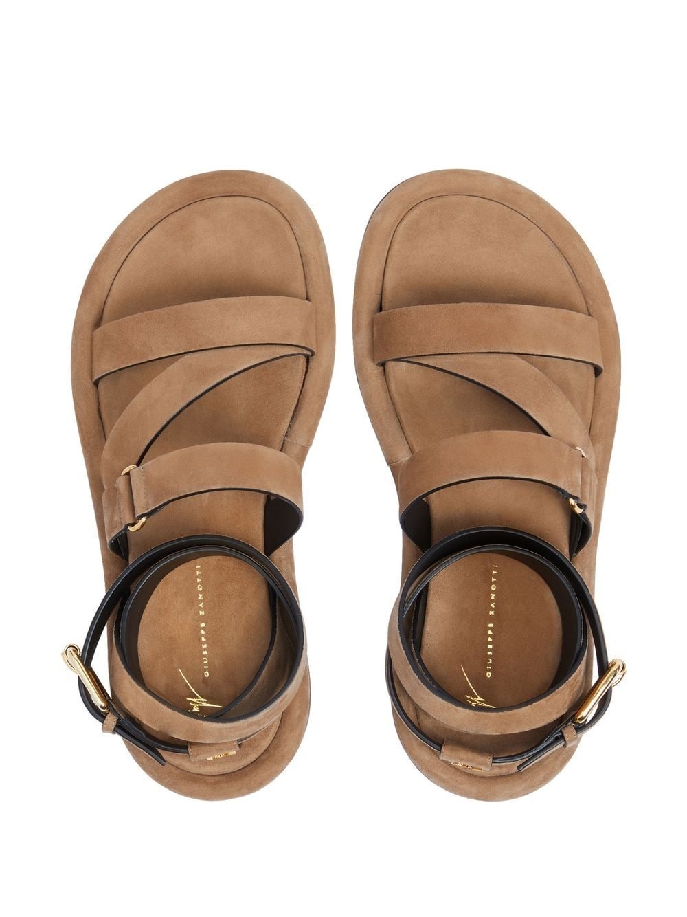 Aymon wraparound suede sandals - 4