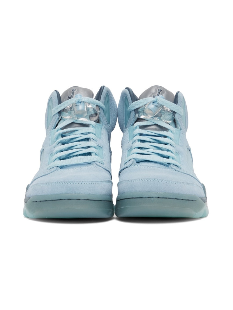 Jordan Blue Air Jordan 5 Low Top Sneakers outlook