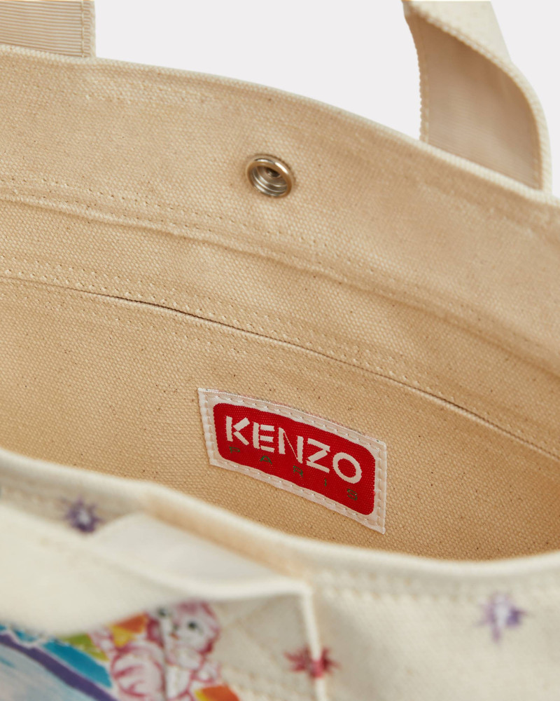 'KENZO Cartoon' small tote bag in canvas 4