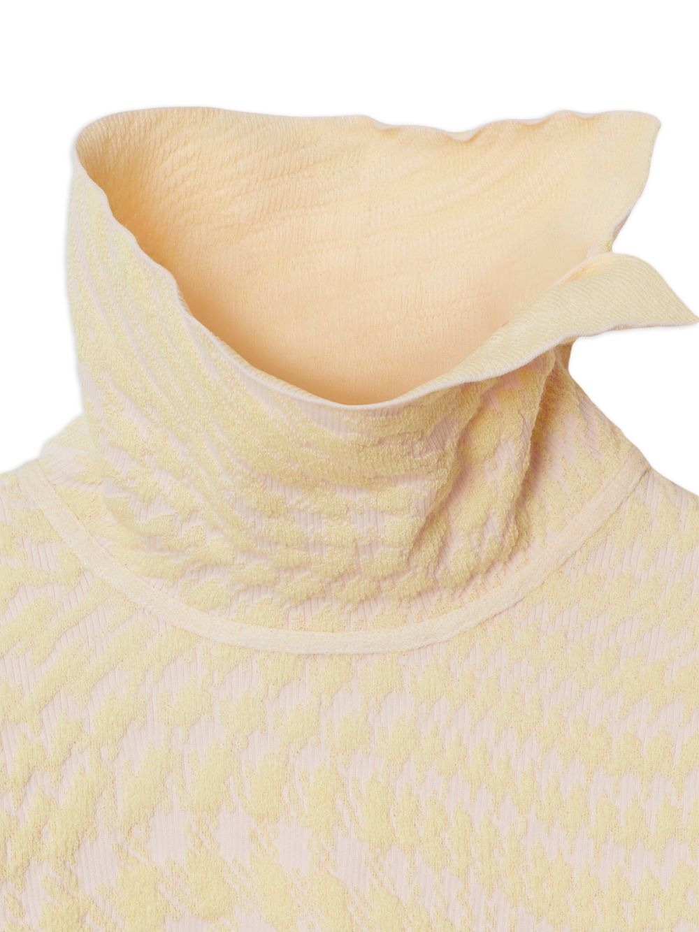 warped houndstooth jacquard jumper - 5
