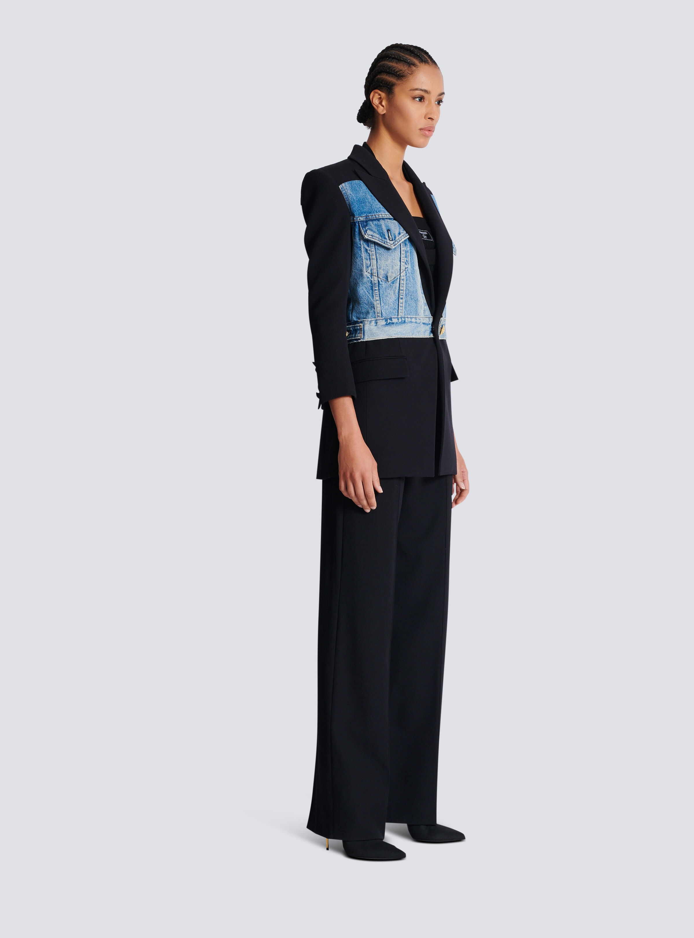 1-button bi-material jacket - 3
