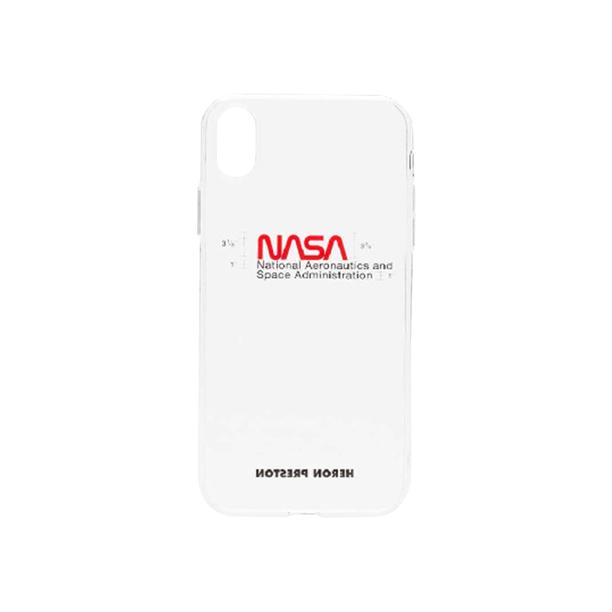 Heron Preston Nasa iPhone Xs Max Case 'Transparent/Multicolor' - 1