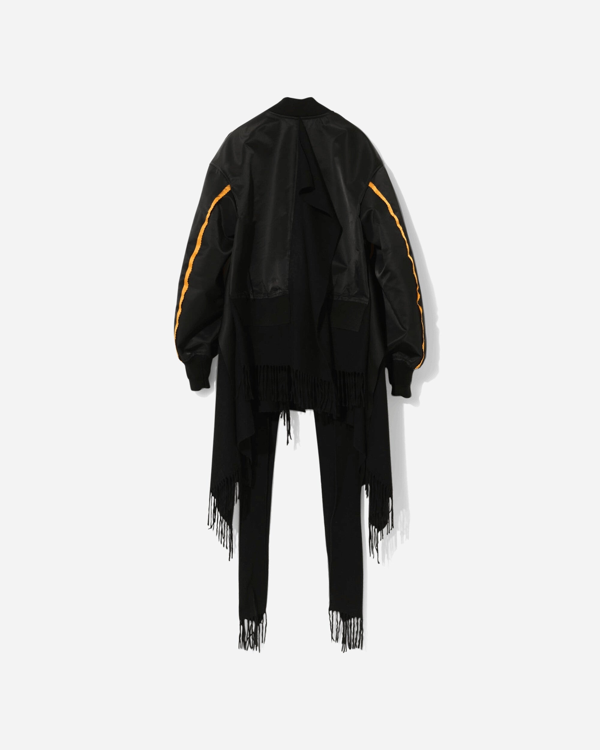 Women's Nylon Twill MA-1 Jacket Black - 2