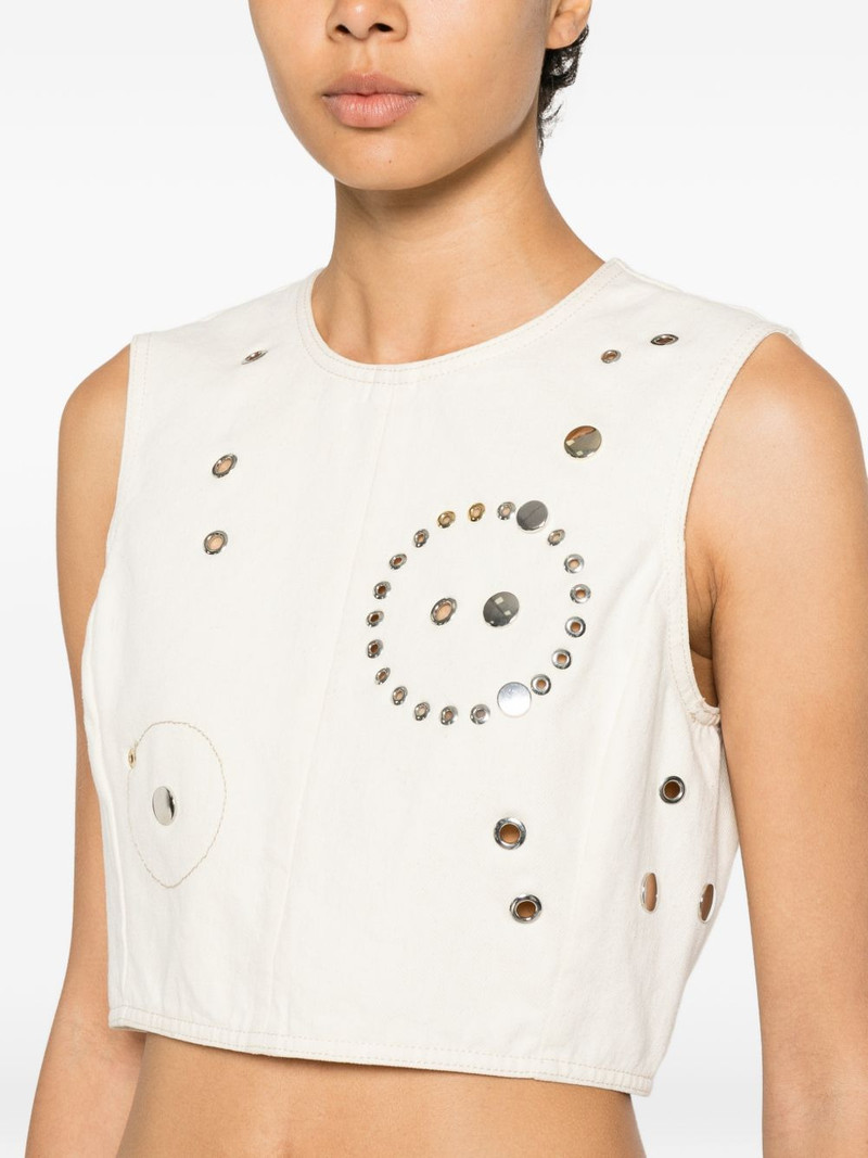 stud-embellished crop top 4