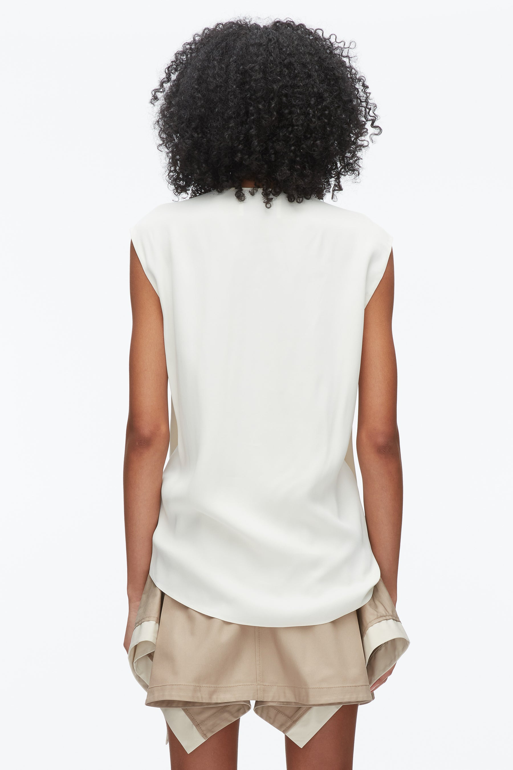 Soft Drape Sleeveless Blouse - 5