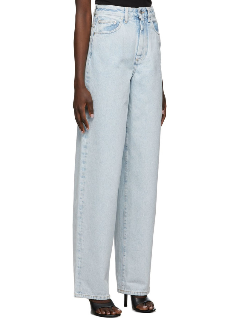Blue Denim Extra Baggy Diag Jeans 2