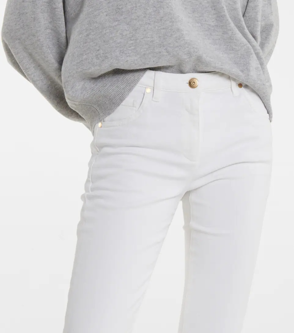 Mid-rise slim jeans - 4