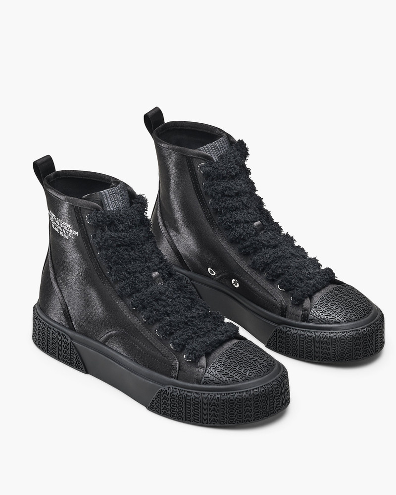 THE HIGH TOP SATIN SNEAKER - 1