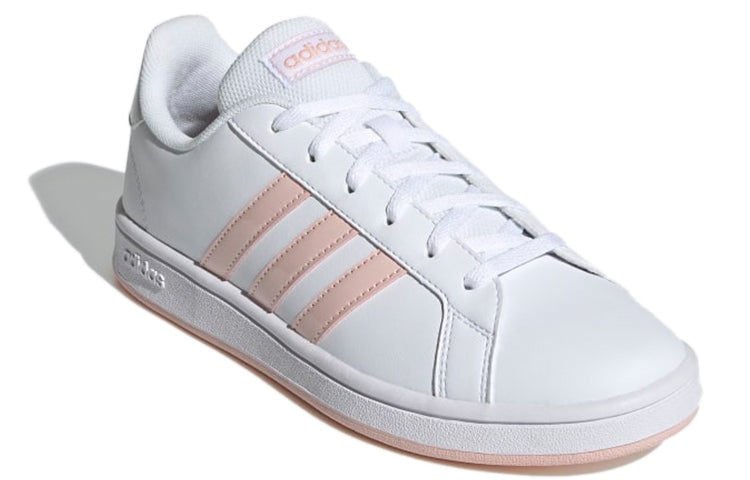 (WMNS) adidas Grand Court Base 'White Vapour Pink' GV7163 - 3