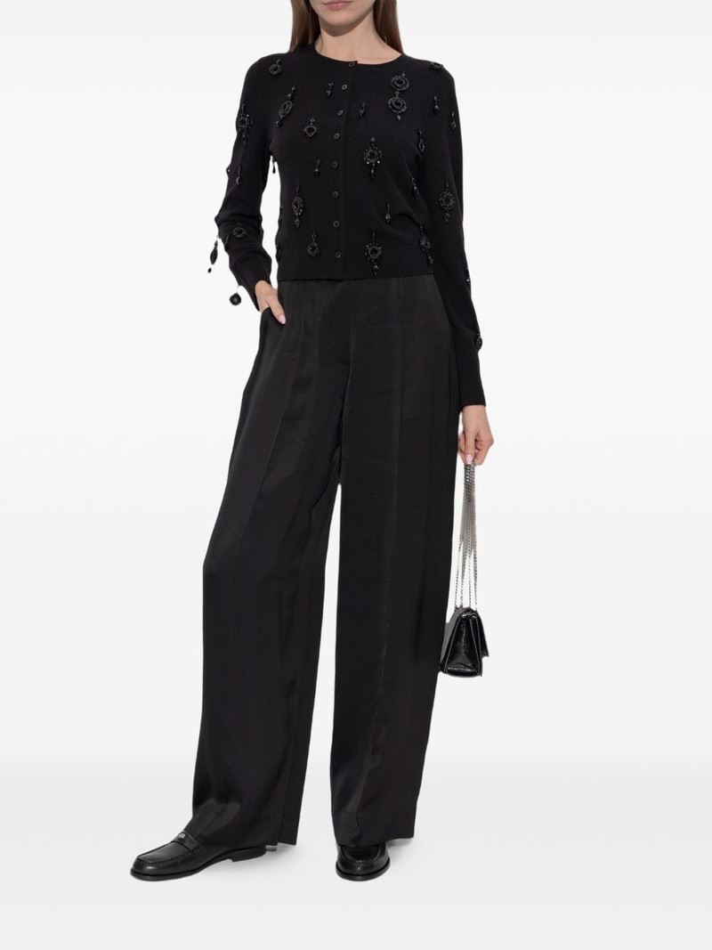 TORY BURCH embellished button-fastening sweater outlook
