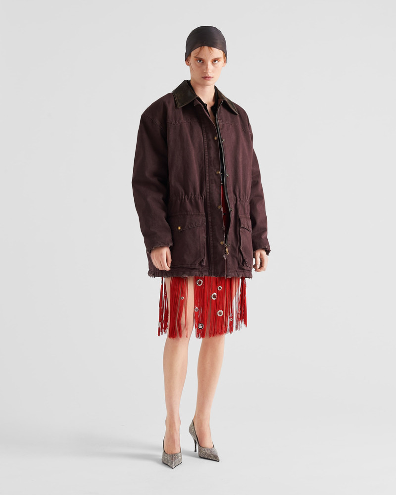 Prada Canvas jacket outlook