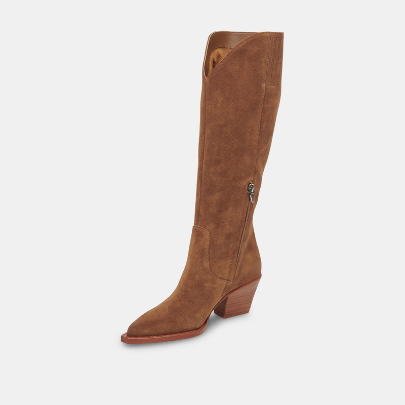 RAJ BOOTS BROWN SUEDE 7