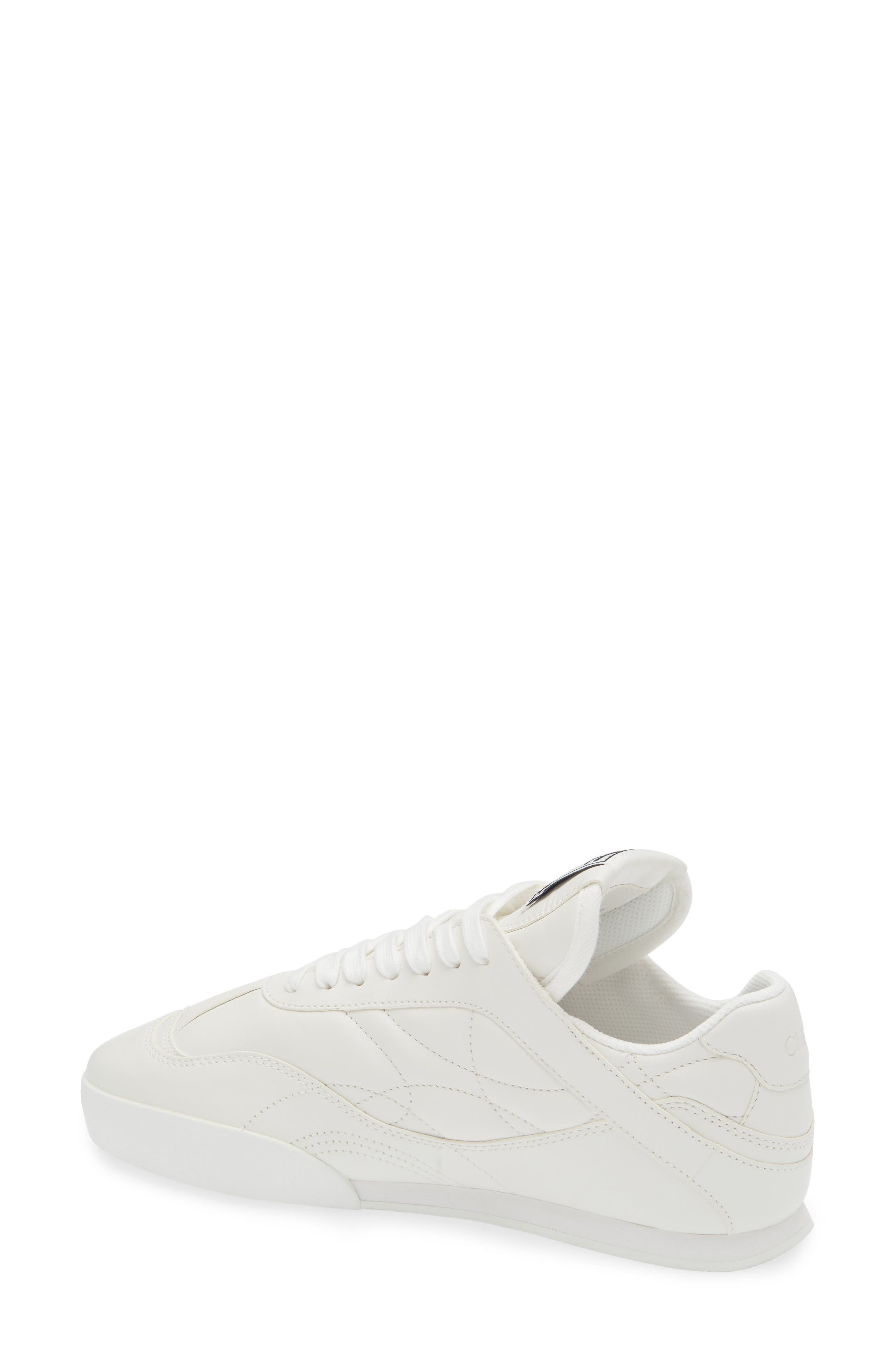 Chloé Kick Leather Sneaker in White at Nordstrom - 2