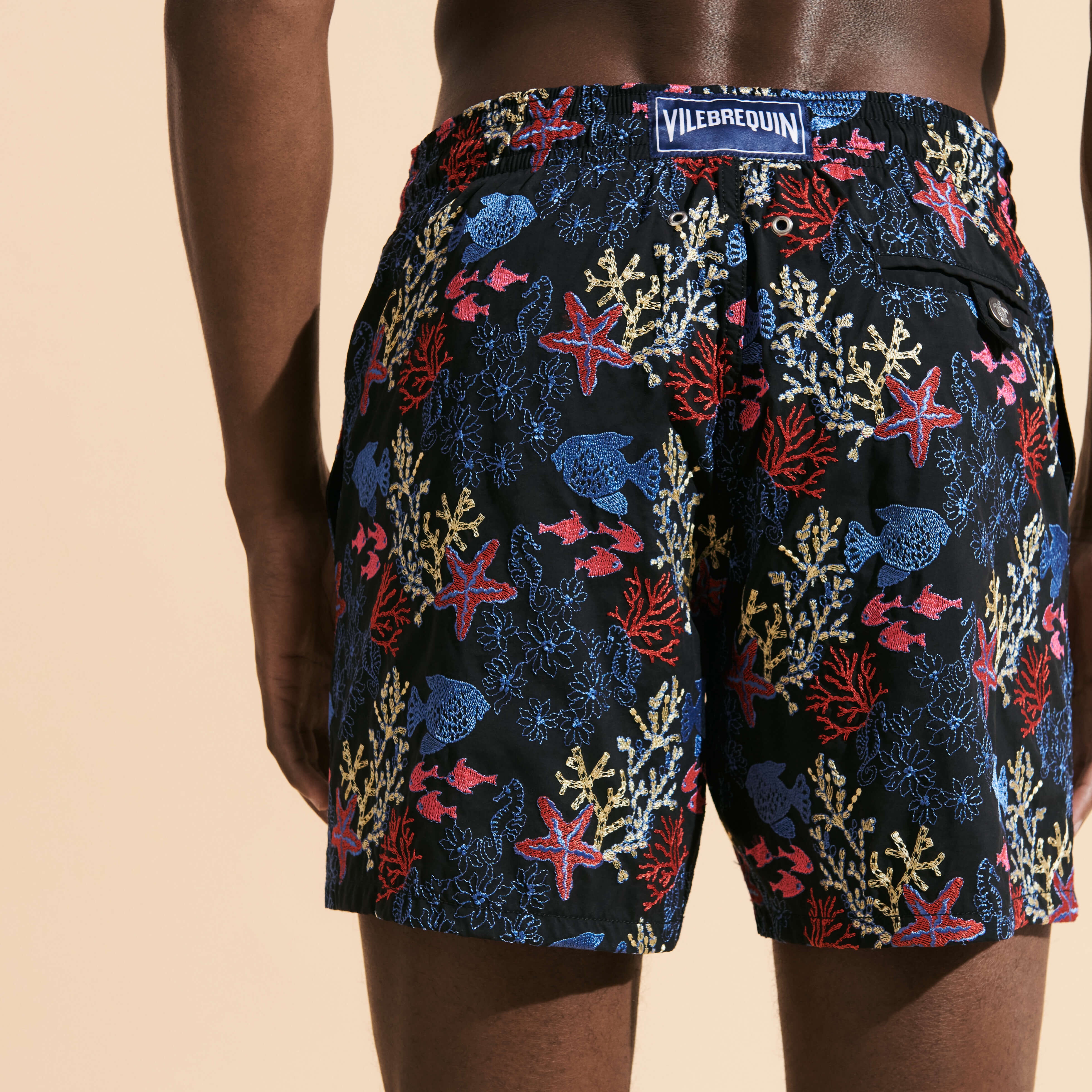 Men Swim Trunks Embroidered Fond Marins - Limited Edition - 5