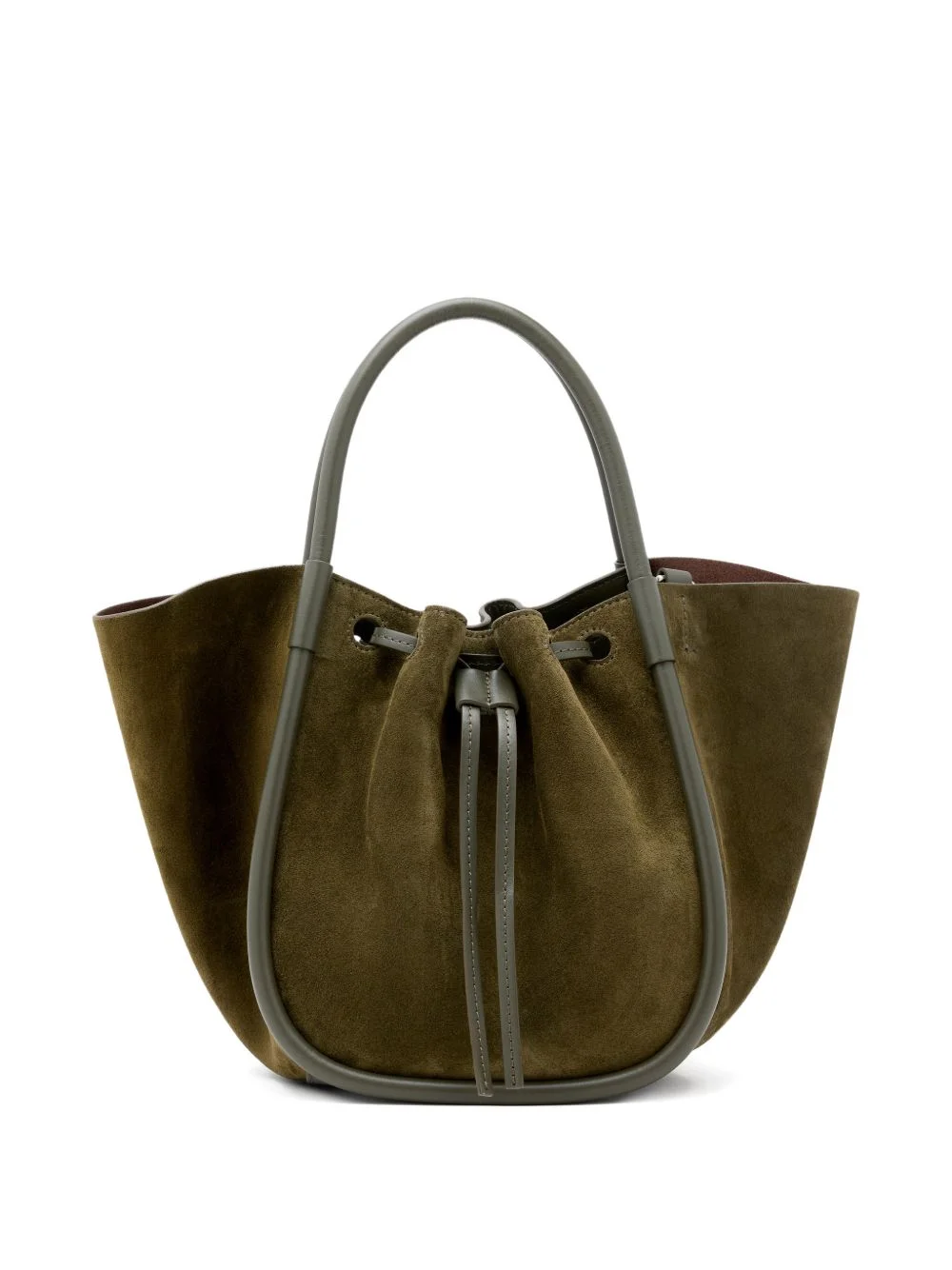 small drawstring-fastening tote bag - 1