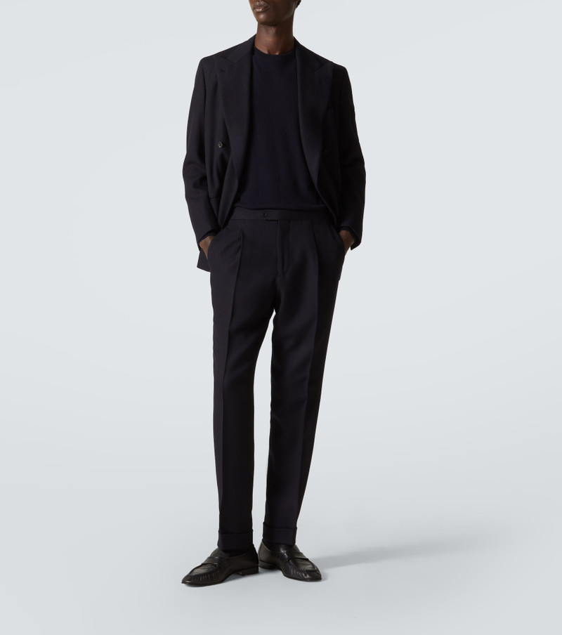 SAMAN AMEL Amie wool straight pants outlook
