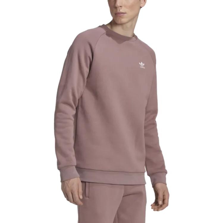 adidas Adicolor Trefoil Crewneck Sweatshirt 'Purple Mauve' HJ7991 - 4