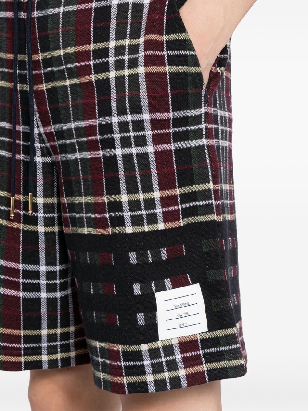 checked sweatshorts - 5