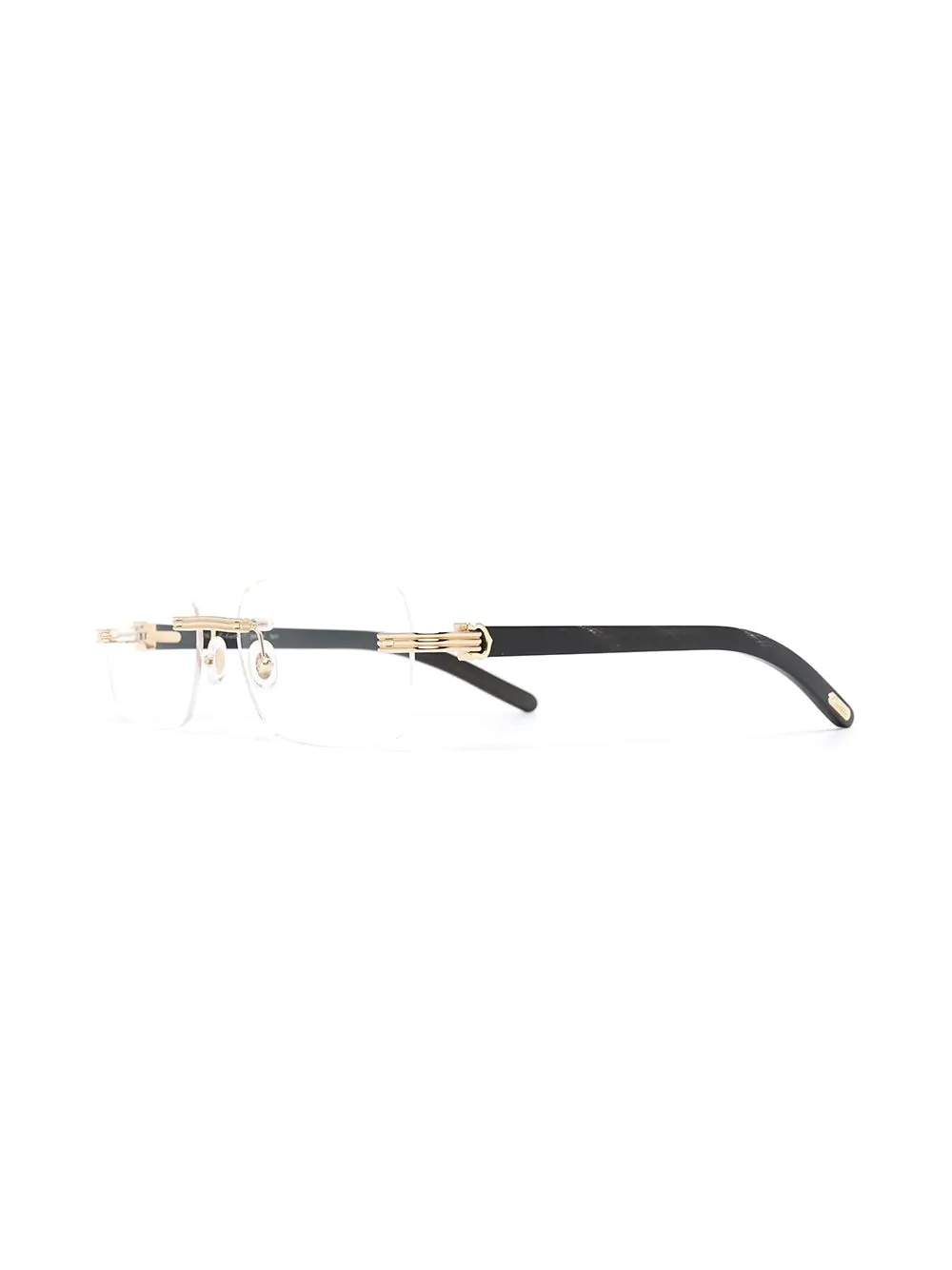 C de Cartier rectangle-frame glasses - 2