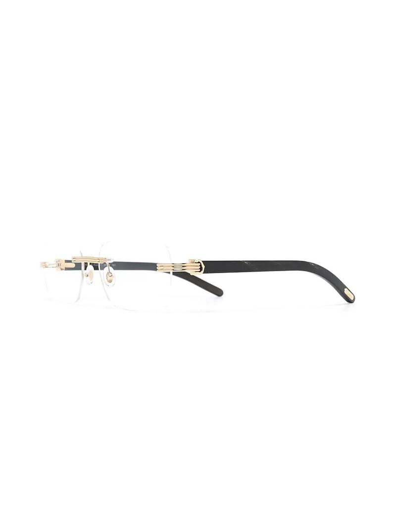 Cartier C de Cartier rectangle-frame glasses outlook