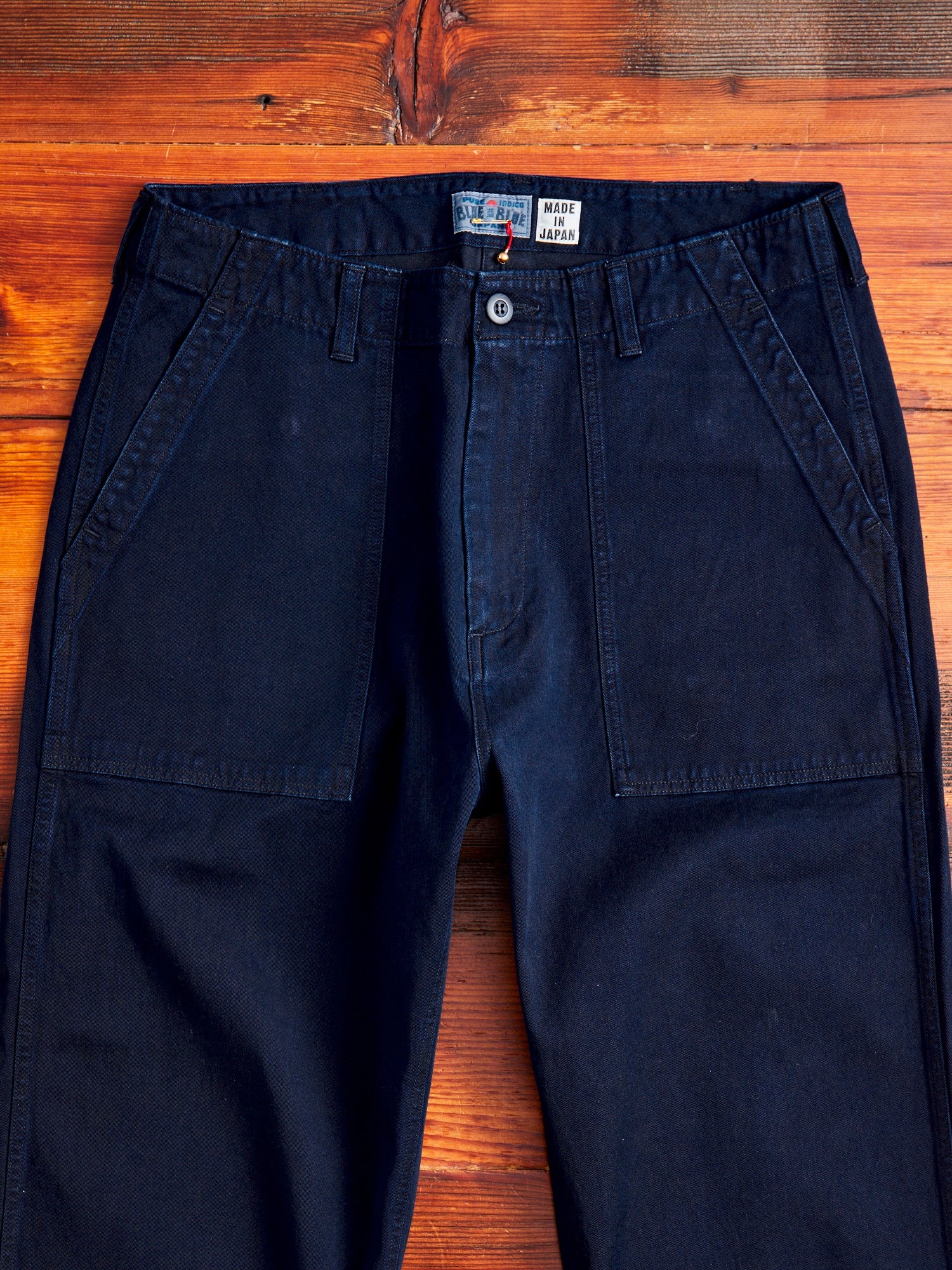 Tencel Twill Fatigue Pants in Indigo - 3