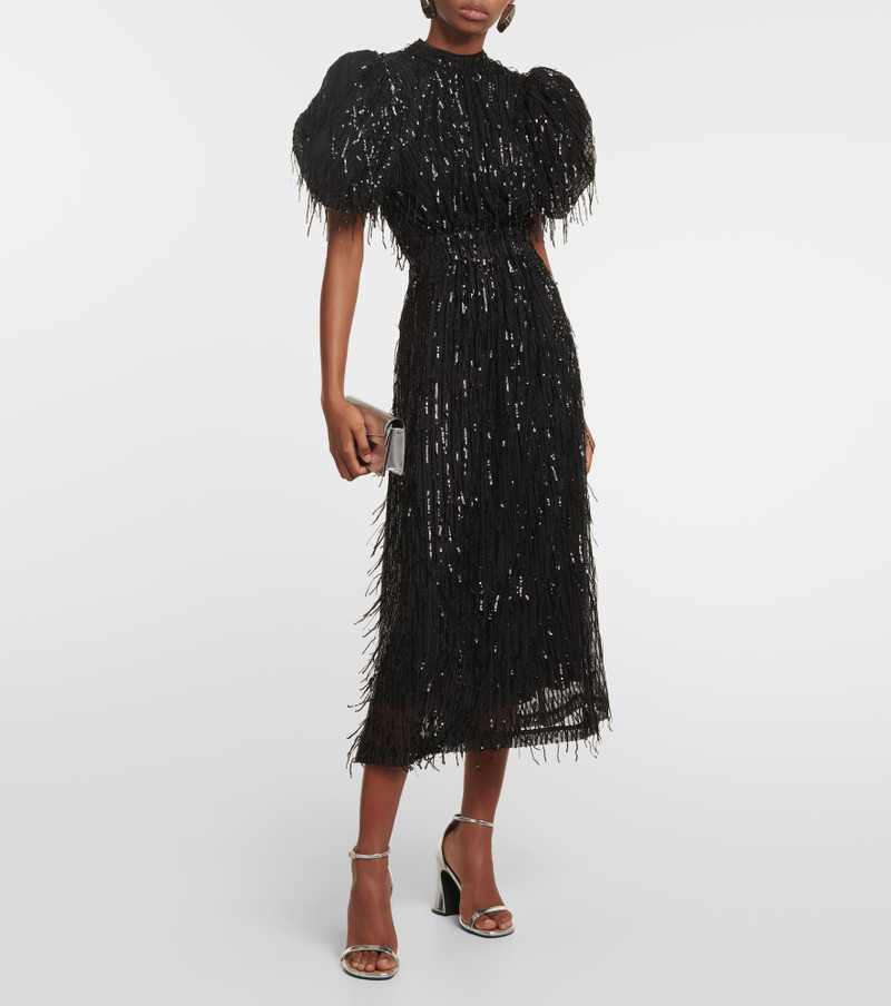 ROTATE Sequined midi dress outlook