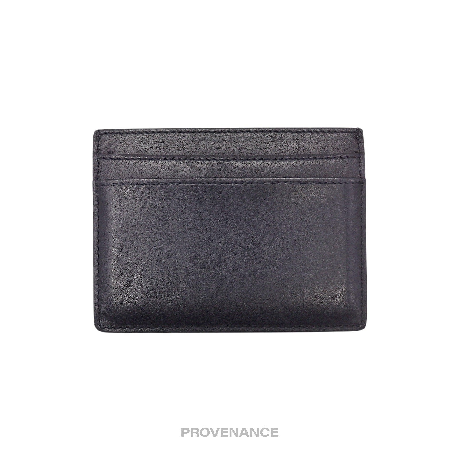 Saint Laurent Paris SLP Card Wallet - Black Leather - 2