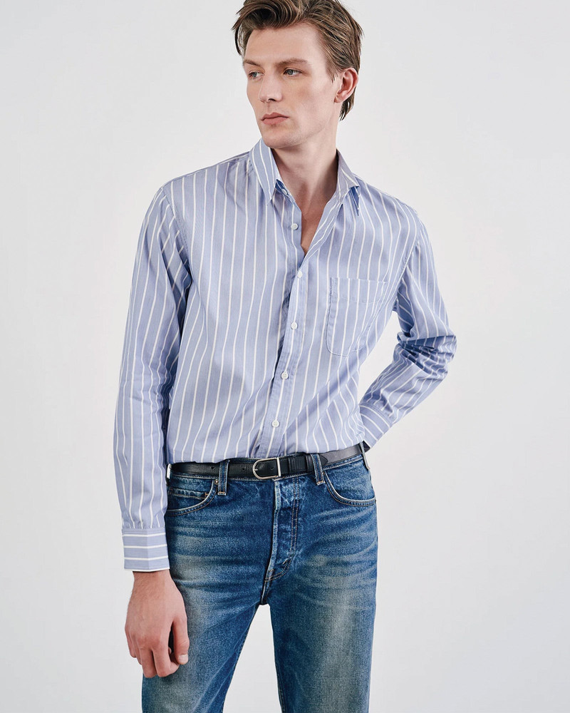 NILI LOTAN STRIPED FINN SHIRT outlook