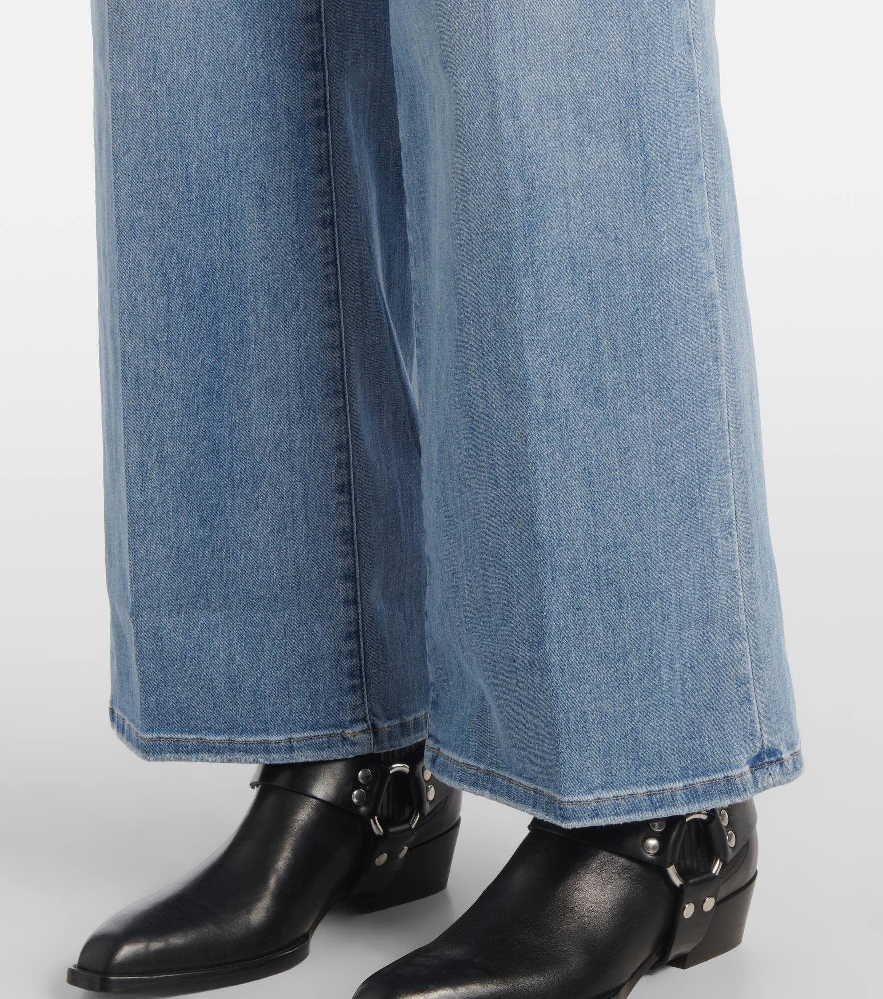 Le Slim Palazzo wide-leg jeans - 5