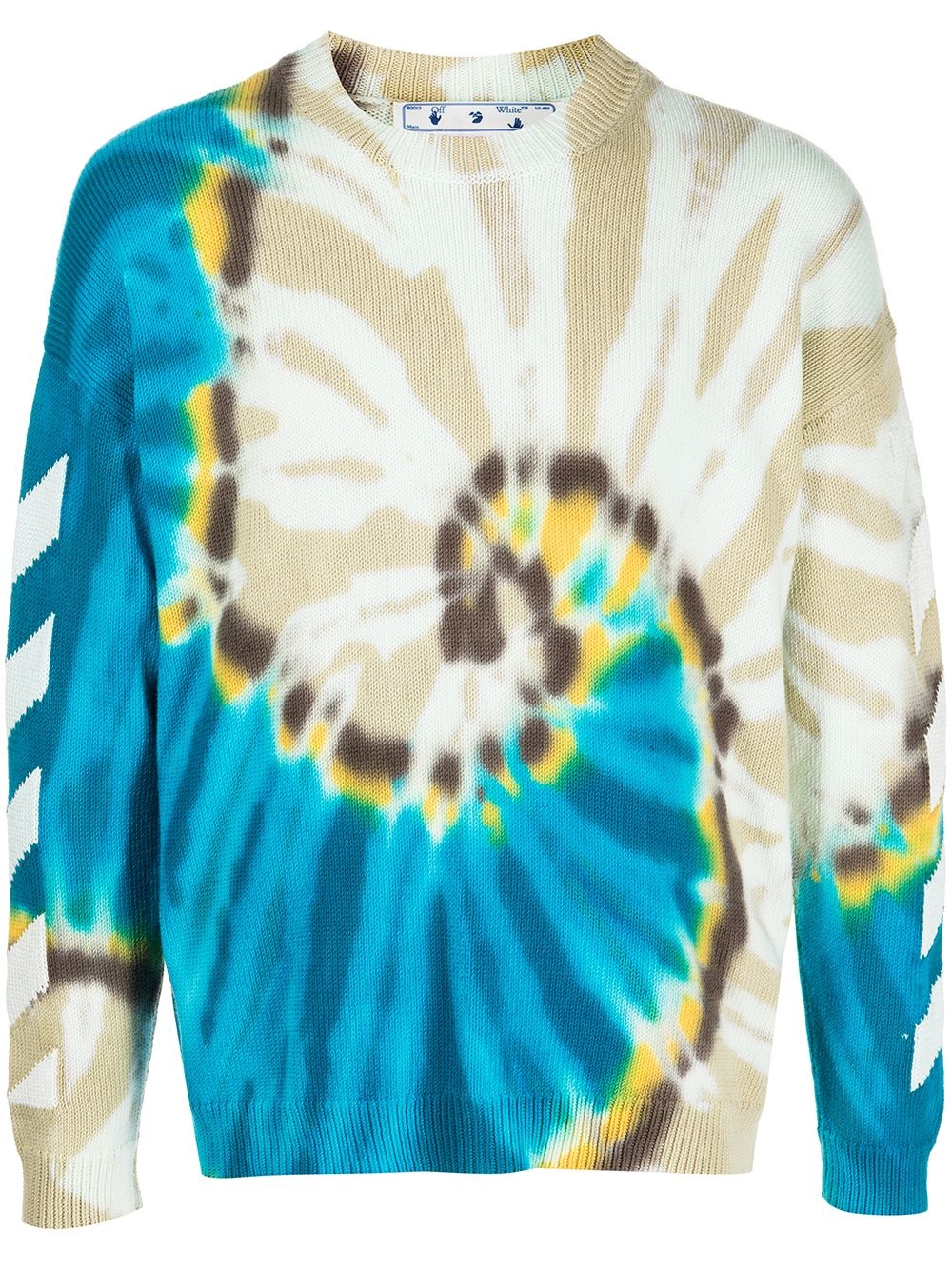 Diag tie-dye jumper - 1