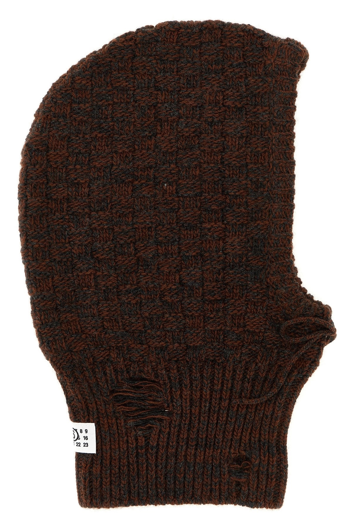 Distressed wool balaclava - 1
