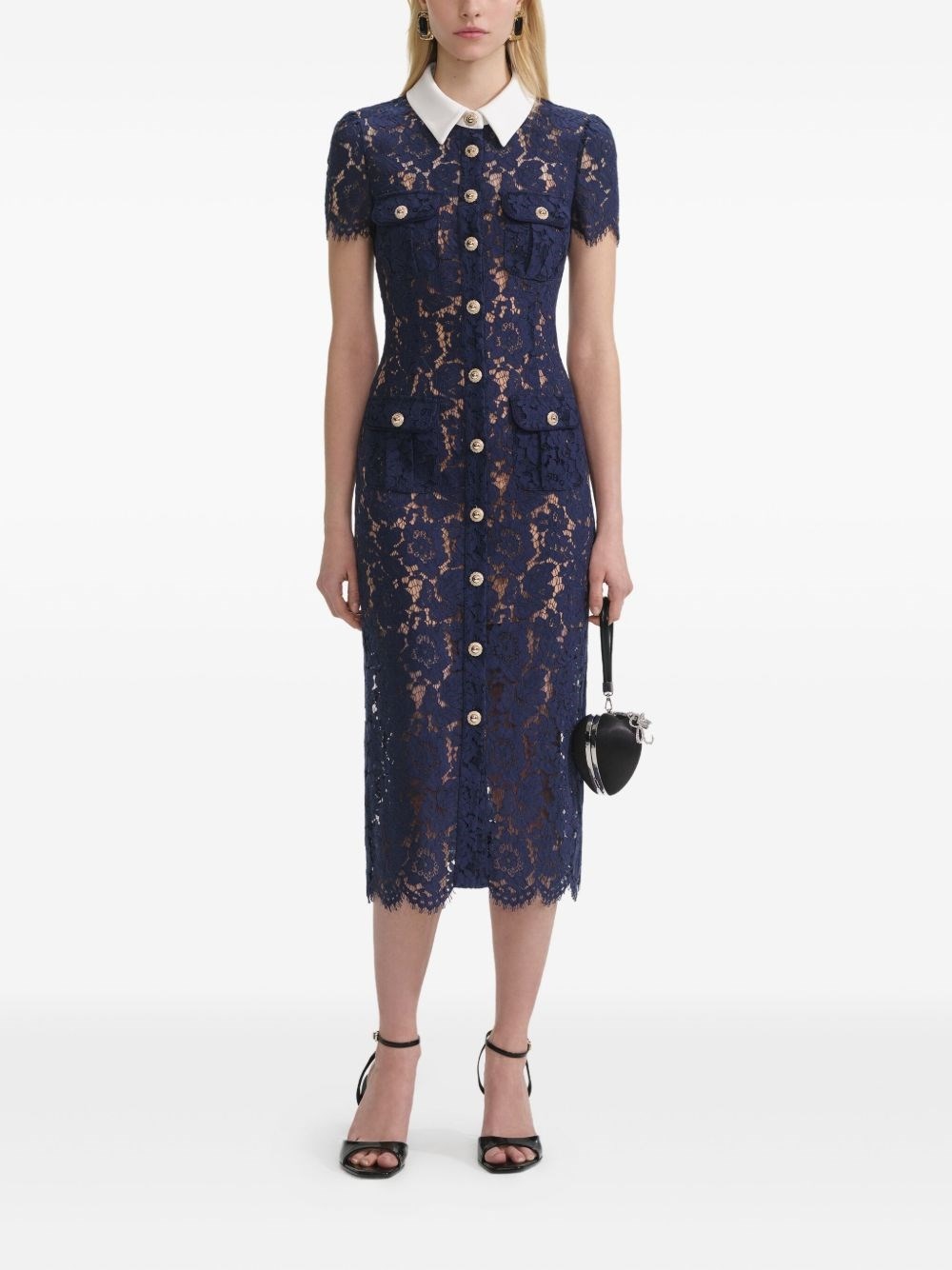 Lace long dress - 5