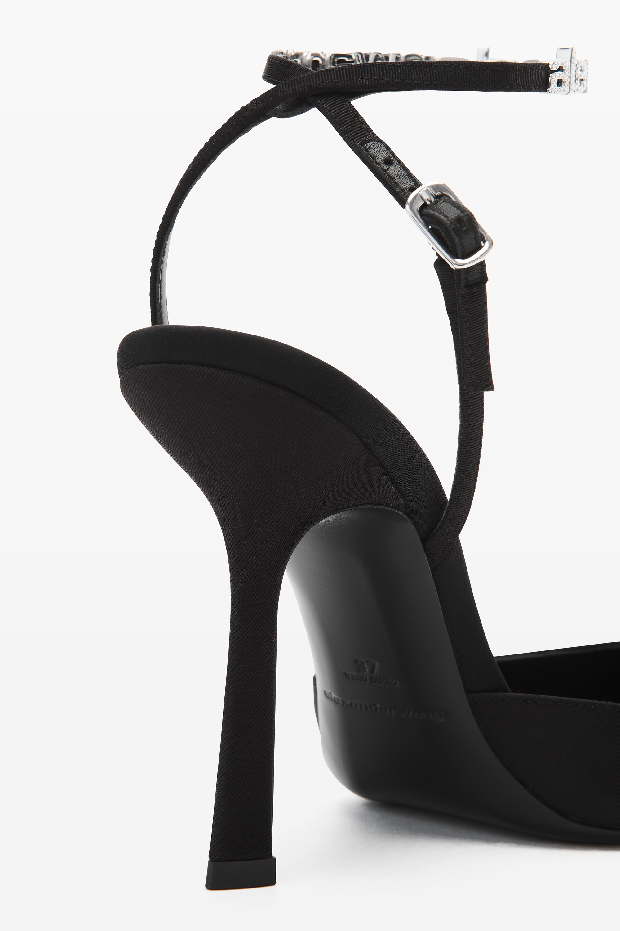 DELPHINE 105 LOGO STRAP PUMP IN VISCOSE - 4
