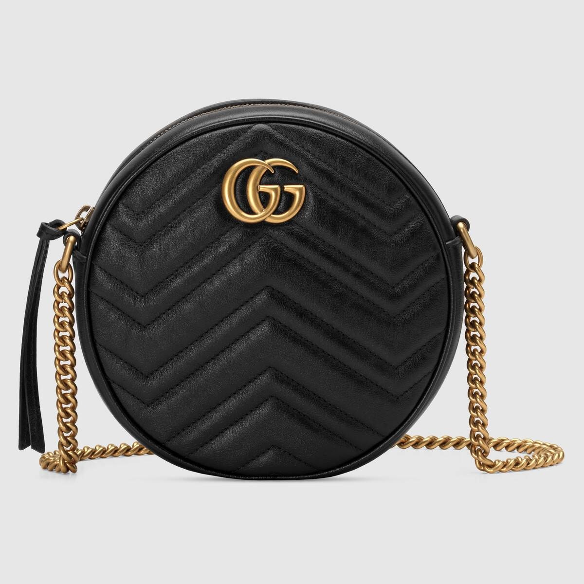 GG Marmont mini round shoulder bag - 1