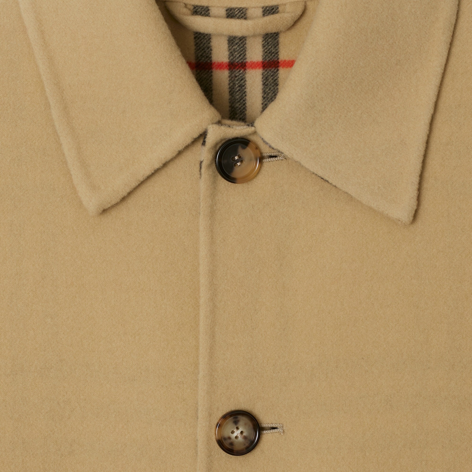 Mid-length Wool Car Coat - 5