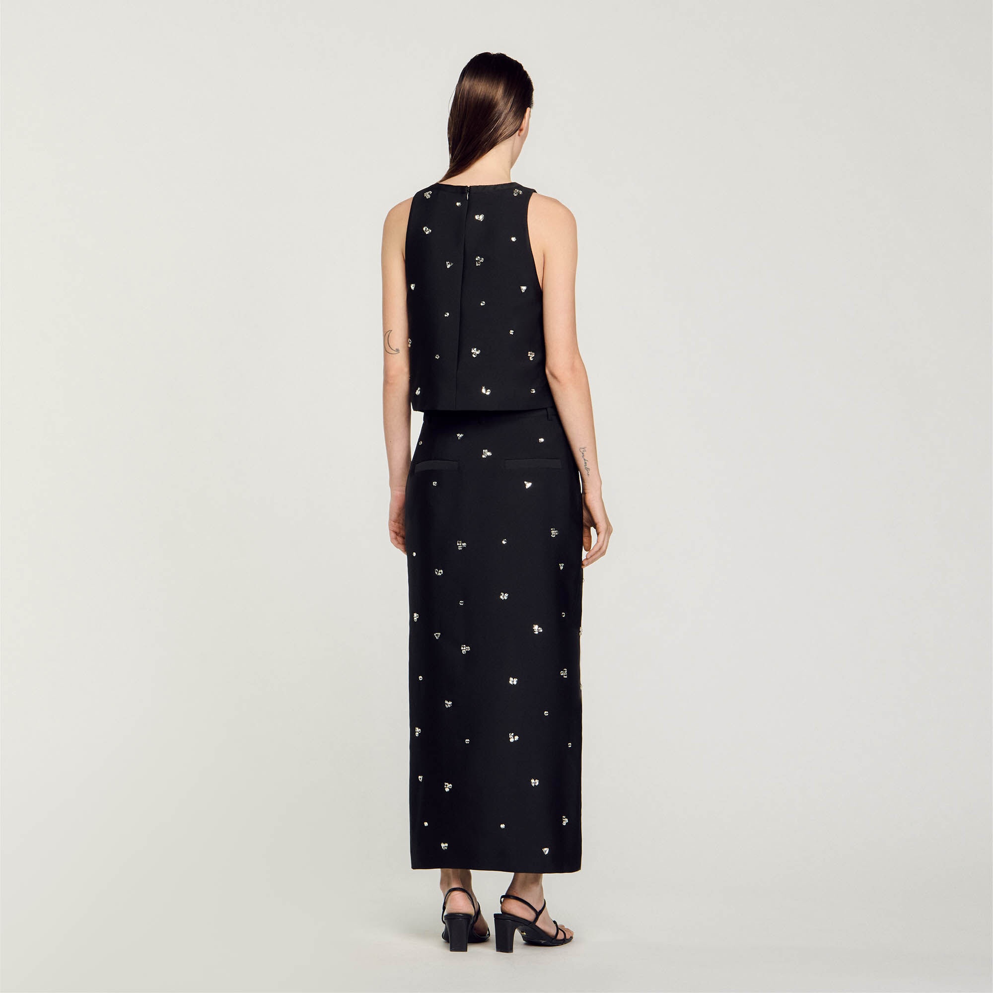 RHINESTONE CROP TOP - 6