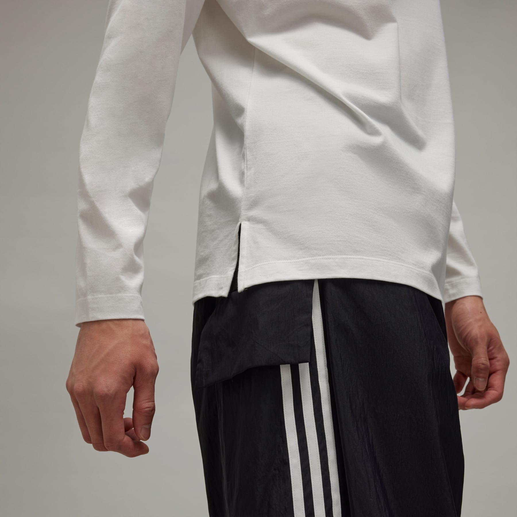 Y-3 Logo Long Sleeve Tee - 9