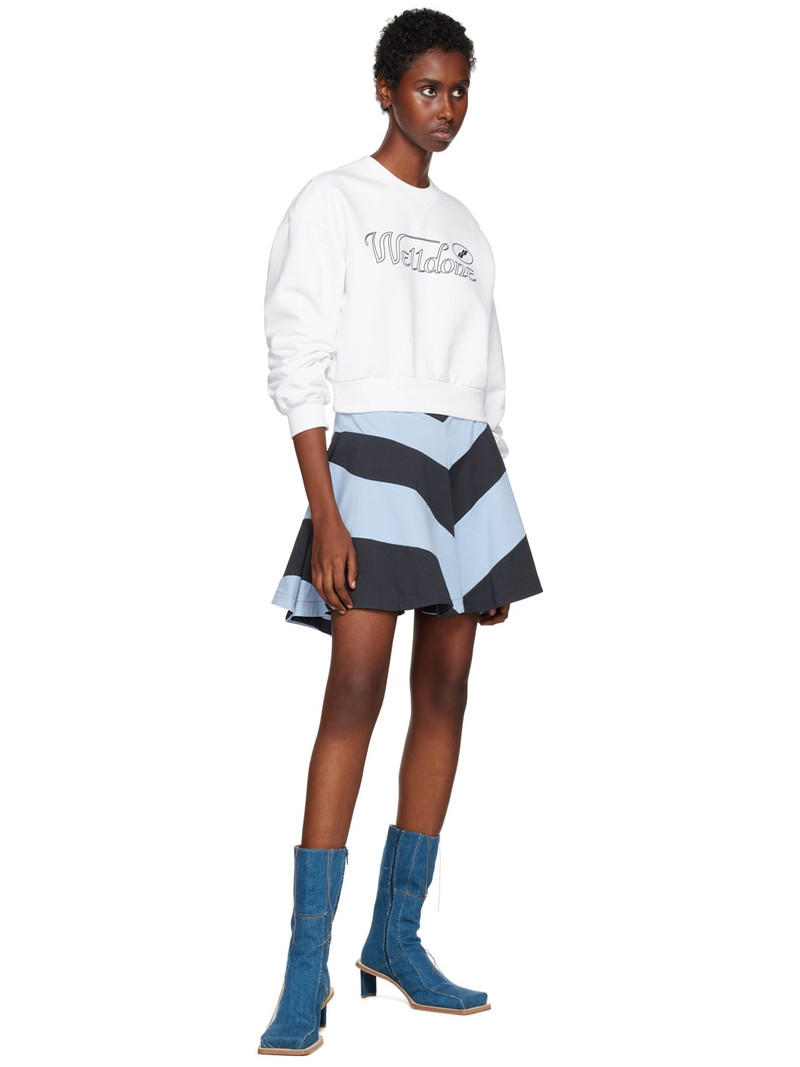 We11done White Printed Sweatshirt outlook