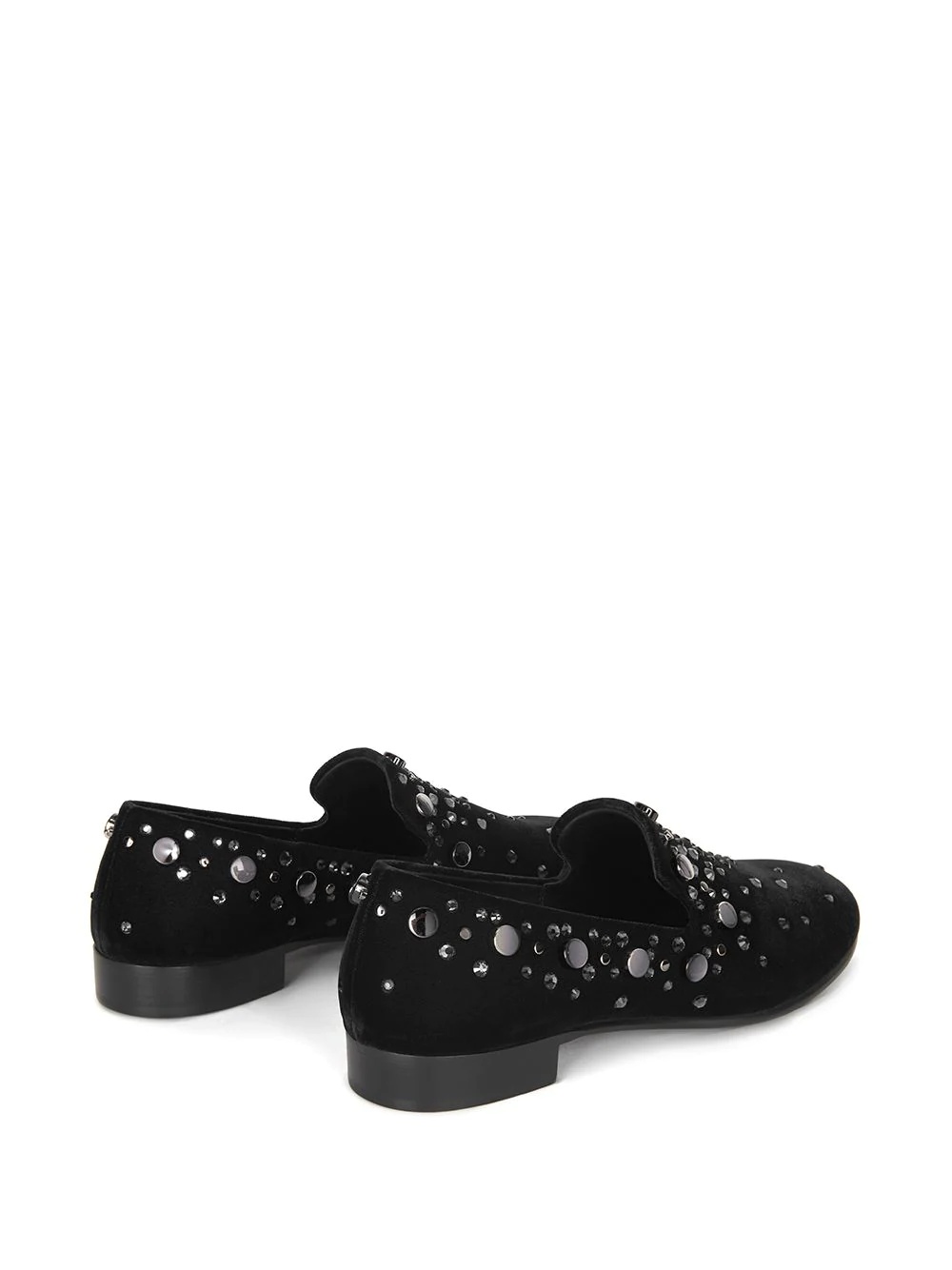 Seymour studded velvet loafers - 3